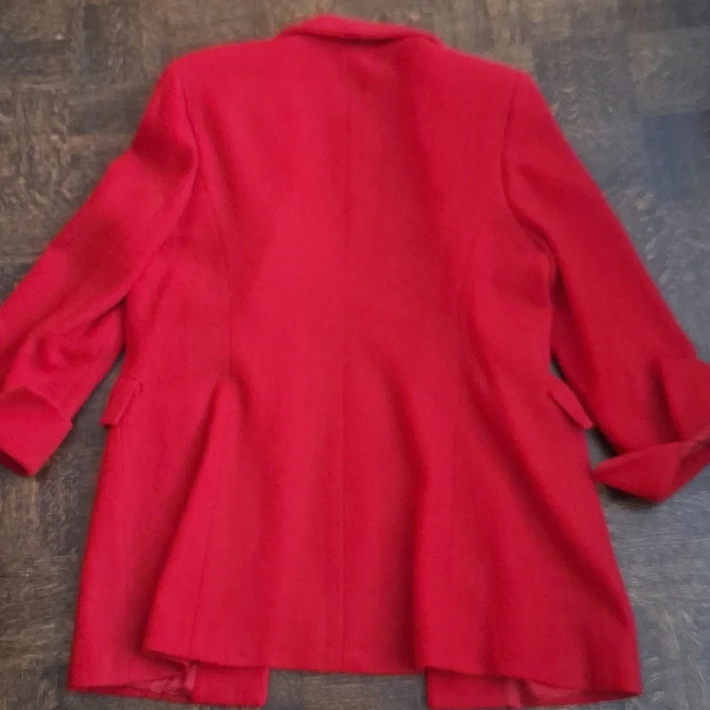 Valentina Made In Italy Red Blazer - Picture 6 of 6
